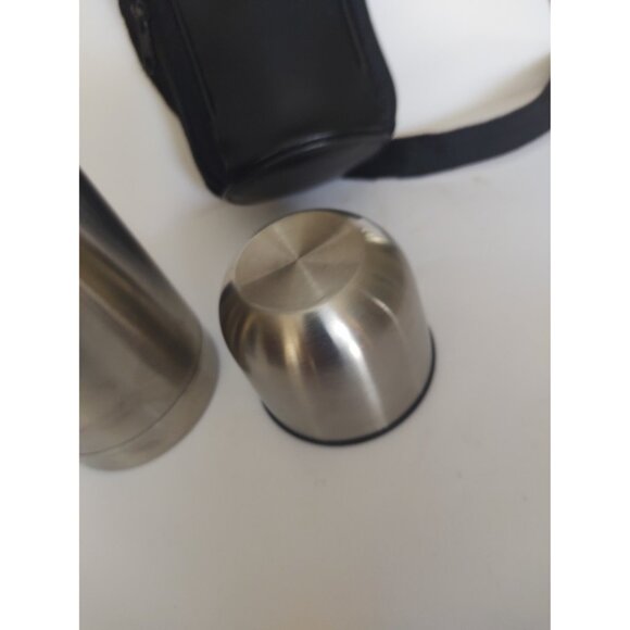 Stainless Steel Vacuum Thermos Jacob Suchard Canada with leather case 400ML - Picture 5 of 13